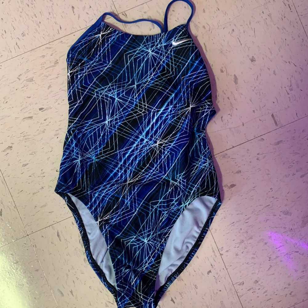 Blue nike one piece